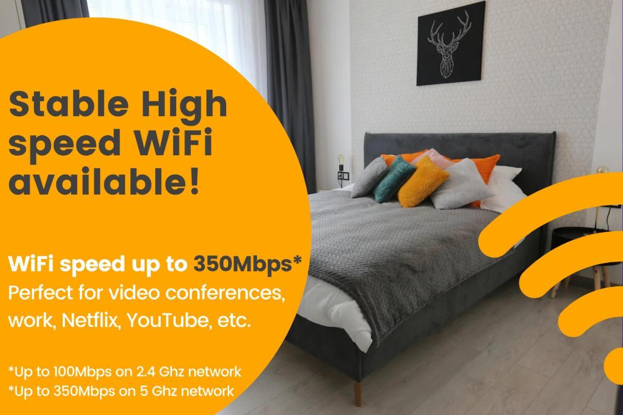 Comfy 2 Room Apartment - Free Parking - 350Mbps Wifi - Netflix Каунас Екстер'єр фото